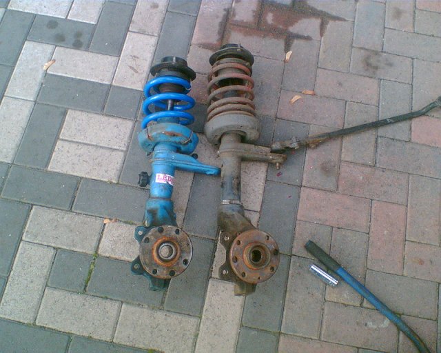 coilovers would do the same i imagine